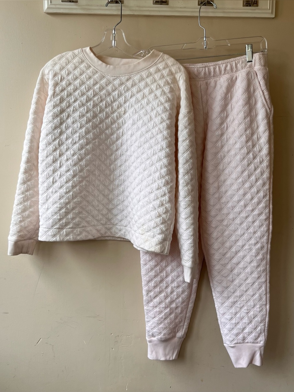 Joyspun Quilted Pajama Set S